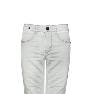 Dernier design – Pantalon en jean non tissé respirant léger taille haute pour homme, style droit, avec logo personnalisé – Hiver/Automne - Product Image 3