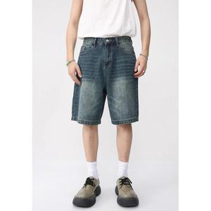 Pantalones Cortos de Mezclilla para Hombre, Estilo Baggy, Lavado a la Piedra, Ligeros, 100% Algodón, Marca Privada, Venta Caliente - Product Image 3