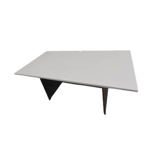 Mesa de Conferencia Rectangular Moderna con Tablero de MDF y Patas de Metal, Muebles de Oficina Duraderos para Uso Comercial en Hoteles, Convertible y Extensible - Product Image 3