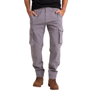 Pantalon cargo personnalisé avec logo pour homme, coupe slim, multi-poches, mode streetwear, pantalon décontracté pour homme, randonnée en plein air - Product Image 1