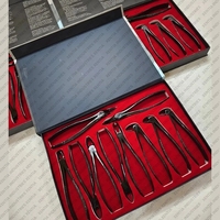 Lot de 10 pinces d'extraction dentaire en acier inoxydable pour chirurgie buccale – Instruments dentaires professionnels