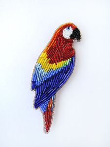 Wholesale Handmade Embroidered Beaded Brooch Luxury Dress Pin for Women Clothing Accessories At Cheap Price - Product Image 6