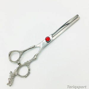Ciseaux professionnels de coiffure pour salon, en acier japonais 440C, 6,0 pouces, 46 dents, pour effiler les cheveux - Product Image 5
