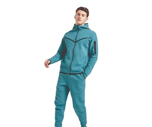 Nuevo Chándal Deportivo Informal de la Mejor Calidad, con Capucha, Estampado Sólido, Logotipo Personalizado, Algodón, para Hombre, Talla Grande, Jogger, Venta al por Mayor - Product Image 1