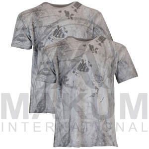 Camiseta deportiva de cuello redondo para hombre, para correr, al por mayor, con logo, UPF, tela ultraligera. - Product Image 3