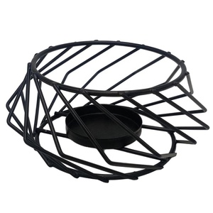 Geometric Designed Golden Colored Tabletop Decorative <b>Tealight</b> <b>Candle</b> Holder Hot Selling Home Enhancing Reliable <b>Tealight</b> Stand - Product Image 4