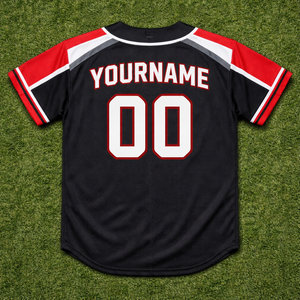 Camiseta de Béisbol Personalizada para Equipos Escolares, Manga Corta, Secado Rápido, Transpirable, 100% Poliéster, Nombre y Número del Jugador Sublimados - Product Image 2