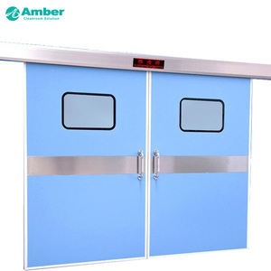 Porte automatiche per sala operatoria Standard Ce buone porte ermetiche automatiche in acciaio per ospedali porte da laboratorio personalizzate per camere bianche - Product Image 4