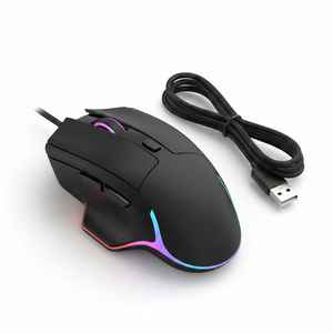 Souris de jeu sans fil et USB de haute performance à précision ultime avec design ergonomique rétroéclairé 3-RGB pour les passionnés de jeux professionnels - Product Image 1