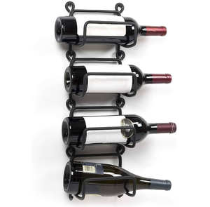 ที่วางขวดไวน์โลหะแบบตั้งโชว์ รับผลิตตามสั่ง ขายส่ง ที่วางขวดไวน์โลหะดีไซน์หรูหรา - Product Image 1