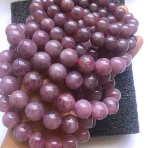 Perles de quartz rose naturel non traitées, pierres précieuses de quartz rose violacé, brins de perles en vrac pour la fabrication de bijoux, artisanat DIY - Product Image 4