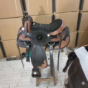 อานม้าตะวันตกคุณภาพสูง ทำจากหนังแท้ อานม้าขี่ม้าขายดี พร้อมตัวเลือกบรรจุภัณฑ์แบบกำหนดเอง - Product Image 2