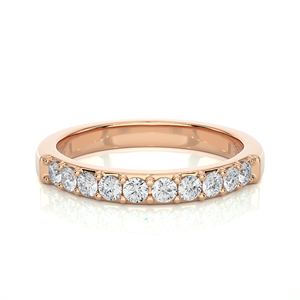 Bague en diamant naturel rond de 0,40 carat, bague en or 18 carats, bijoux fins avec diamant certifié IGI, bijoux de fiançailles classiques - Product Image 1