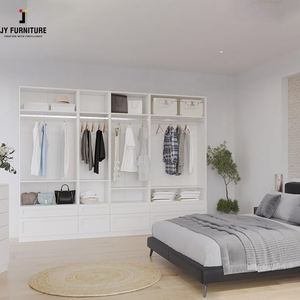 JY Vietnam Armoire modulaire prête à assembler Armoires de style moderne avec dressing Ensemble de chambre à coucher avec penderie personnalisée - Product Image 2