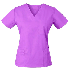 Cotton Blends Twill Fabric Unisex Hospital Uniforms Woven Wholesale Custom Stretch Breathable <b>Nursing</b> Scrubs Sets - Product Image 3