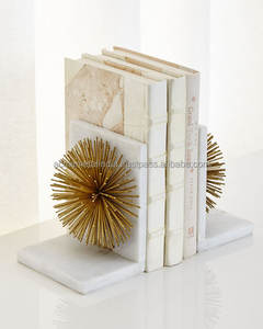 Porte-livres en métal doré vintage au design luxueux avec fonction réglable, parfait pour une décoration de table élégante, organisation élégante des livres - Product Image 4