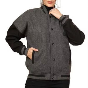 Veste universitaire décontractée à manches longues pour femme, idéale pour l'hiver, en matière de qualité supérieure, pour un usage professionnel et quotidien. - Product Image 1