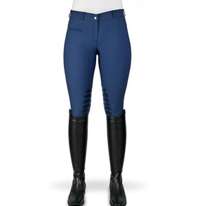Qualité supérieure, impression silicone, couleur personnalisée, pantalon d'équitation pour femme, coupe classique, compression respirante, taille haute - Product Image 4