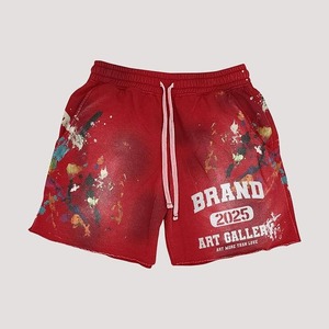 Conjunto de 2 Camisetas de Algodón 100% de Alta Calidad con Estampado Lavado, Diseño Personalizado DTG, Camisetas de Manga Corta y Pantalones Cortos - Product Image 4