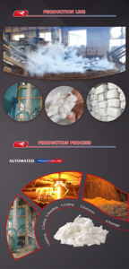 רפרקטורי אלקליין בתפזורת סיבי קרמיקה קצוץ מחוזק בד צמר טמפרטורה גבוהה בידוד תרמי iso9001 - Product Image 3