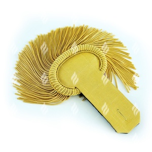 อุปกรณ์ประดับไหล่แบบปักลายหรูหรา รุ่นขายดี มาใหม่ ใช้ไหมปักโลหะสะท้อนแสง สำหรับวงโยธวาธิตาและหน่วยรักษาความปลอดภัย - Product Image 1