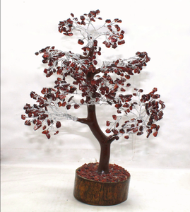 Life <b>Tree</b> Natural 500 Beads Gemstone Garnet Decorative <b>Tree</b> GEM STONE BONSAI stone Healing <b>Crystal</b> Decor For Decoration Gifts - Product Image 1