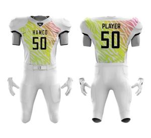 Uniforme de Fútbol Americano Personalizable al Mejor Precio, Hecho en Fábrica con Nombre del Equipo Impreso, Unisex para Adultos y Jóvenes, Opciones de Tallas Grandes - Product Image 6