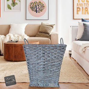 Vente en gros Panier à linge en rotin fait main écologique avec poignée Pratique pour nettoyer les travaux Décoration intérieure - Product Image 2