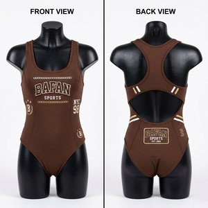 Traje de Baño de Lujo de una Pieza en Verde, 220 GSM, Poliéster y Spandex, Diseño de Paneles, Cierre con Cremallera, Logotipo Personalizado para Mujer - Product Image 5