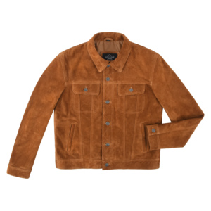 Wholesale <b>Mens</b> Cow Suede <b>Leather</b> Trucker <b>Jacket</b> Western Classic Shirt Style Denim Look <b>Jacket</b> OEM ODM Private Label Manufacturer - Product Image 5