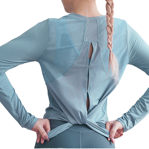 Camiseta de Verano para Mujer, Cuello Redondo, Manga Corta, Diseño a Cuadros, 100% Algodón, Transpirable, Ecológica, de Secado Rápido y Ligera - Product Image 3