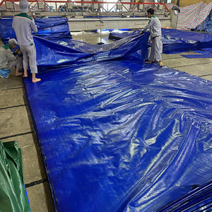 Bâche en PE bleu foncé, haute résistance, grande capacité, couverture imperméable, couleurs et tailles optionnelles pour l'agriculture - Product Image 6