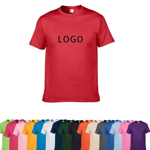 Vente en gros de t-shirt à manches courtes tissé pour hommes personnalisé écologique respirant blanc décontracté couleur unie printemps été automne - Product Image 1
