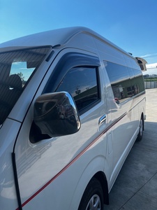 แผ่นบังแดดหน้าต่างรถยนต์ HIC วัสดุ PMMA สำหรับ TOYOTA Hiace ปี 2005~2019  100% ตรงรุ่น - Product Image 6