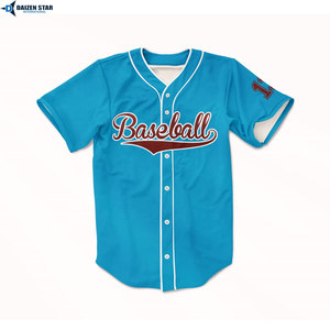 OEM Custom Baseball Jersey Quick Dry Lightweight Athletic Team Apparel - Product Image 3