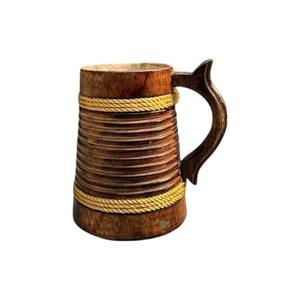 Mug à thé en bois poli à la main, de qualité alimentaire, écologique et réutilisable - Product Image 2