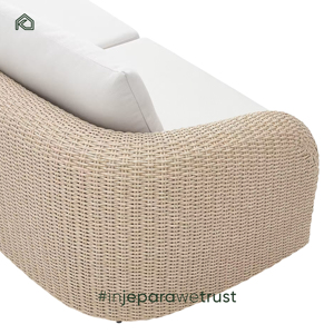 Modern Outdoor Garden Rattan Sofa Set Waterproof Wicker Patio Furniture Sofa de Jardin Lounge Couch Sets for Villa - Sira - Product Image 5