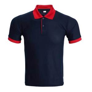T-shirt pour homme en jersey 100% coton rouge, logo sur le devant, manches courtes, tricoté, uni, décontracté, col rond, coupe classique - Product Image 2