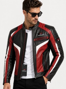Veste en cuir classique pour homme offrant un confort doux, une robustesse durable et un style polyvalent pour toutes les occasions, étiquette personnalisée, vente en gros - Product Image 1