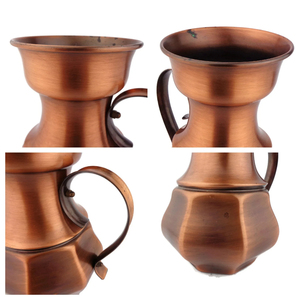 Jarra de Agua de Cobre Puro de Buena Calidad para Beber, Servir y Regalar, Diseño Liso Hecho a Mano, Jarra Duradera para la Mesa de Cocina - Product Image 6