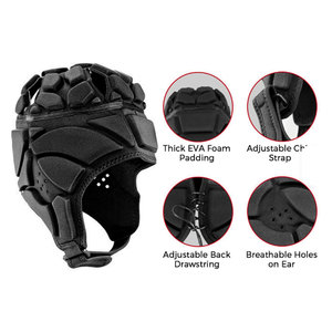 Casque de boxe de sécurité en cuir PU réglable de qualité supérieure pour multisports, protection optimale pour la tête, vente en gros - Product Image 2