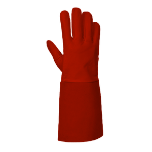 Gant de travail de sécurité réfléchissant en cuir pour soudage TIG, protection industrielle des mains, protection contre les éclaboussures de métal fondu, protection complète du pouce, pour barbecue - Product Image 4