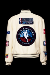 เสื้อแจ็คเก็ตบอมเบอร์แบบกลับด้านได้ของทีมแอตแลนตา ฮอว์กส์ - Product Image 2