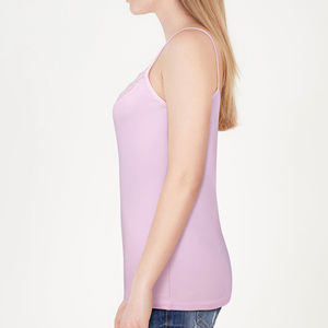 Débardeur de course long pour femme, coupe ample, séchage rapide, 100 % coton, service OEM, vêtements de sport confortables, produit le plus vendu en gros - Product Image 2