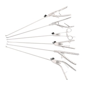 Instrumentos Laparoscópicos de Acero: Pinzas Portaagujas, Herramientas de Enseñanza y Práctica de Simulación, Portaagujas para Laparoscopia - Product Image 1