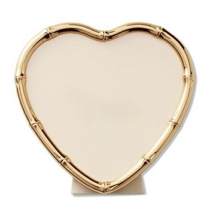 <b>Heart</b> Shape Metal Mirror <b>Frame</b> Gold Finish Decorative Tabletop Accessory - Product Image 6