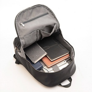 <b>Black</b> Twill Business Bag Wear-resistant Short-distance Business Trip <b>Backpack</b> Simple <b>Backpack</b> Daily Commuting <b>Backpack</b> - Product Image 6