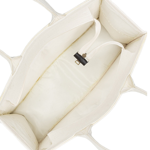 Sac fourre-tout en toile de coton vierge avec poignée, personnalisable avec logo imprimé, design robuste, prix abordable, vente en gros - Product Image 4