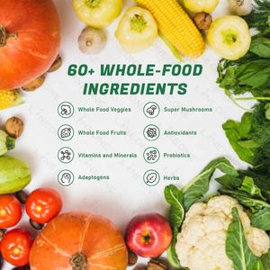 Gummies supergreen Label pribadi dengan bayam, brokoli, <span class=keywords><strong>Moringa</strong></span>, bit, seledri, teh hijau untuk dukungan kekebalan - Product Image 2