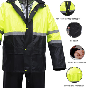 Combinaison de pluie imperméable robuste, vêtements d'expédition haut de gamme pour l'extérieur, fabrication en usine - Product Image 4